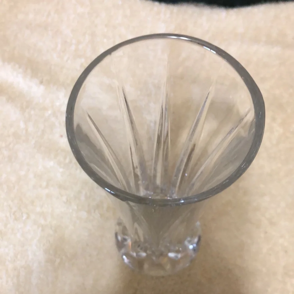DePlomb 24% Lead Crystal Clear Glass USA  8